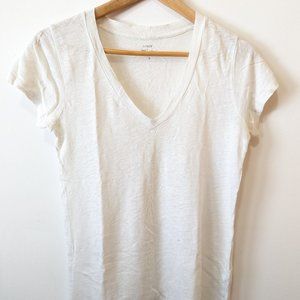 J. Crew 100% Linen White | Small